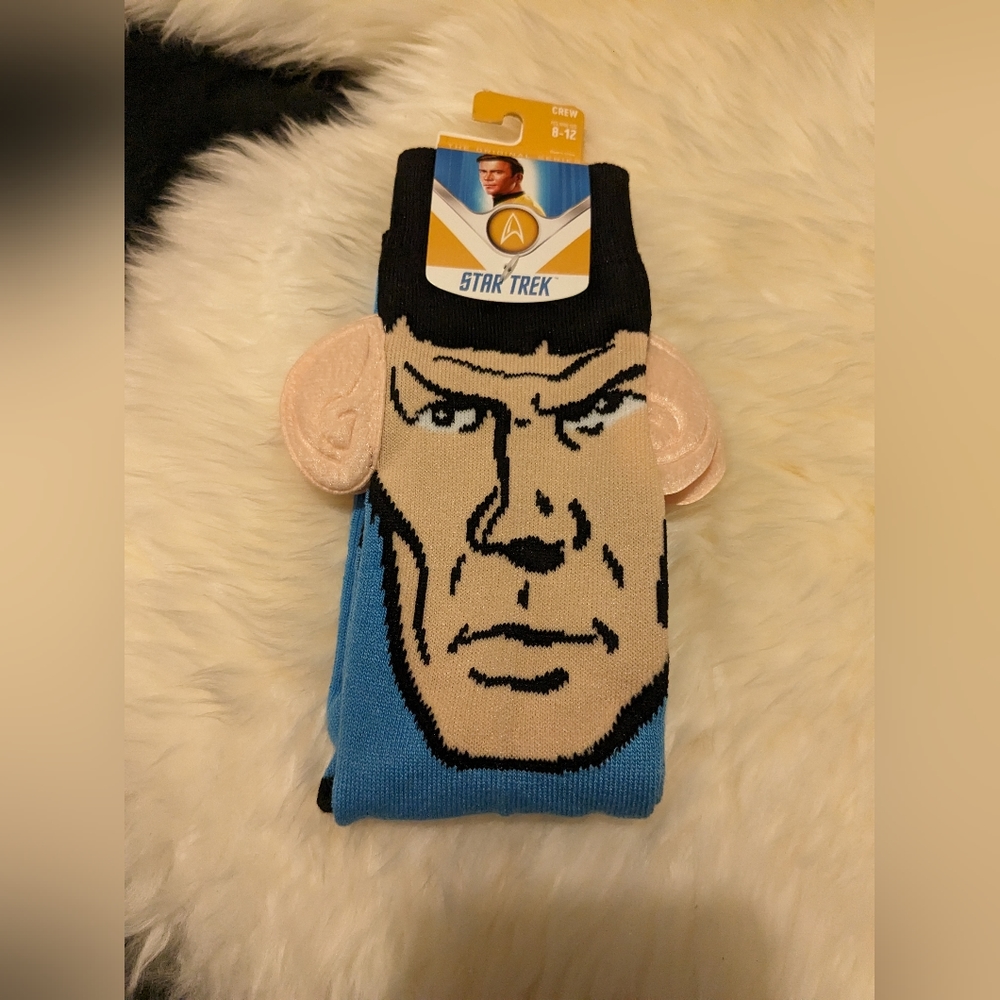 Spock socks with ears new